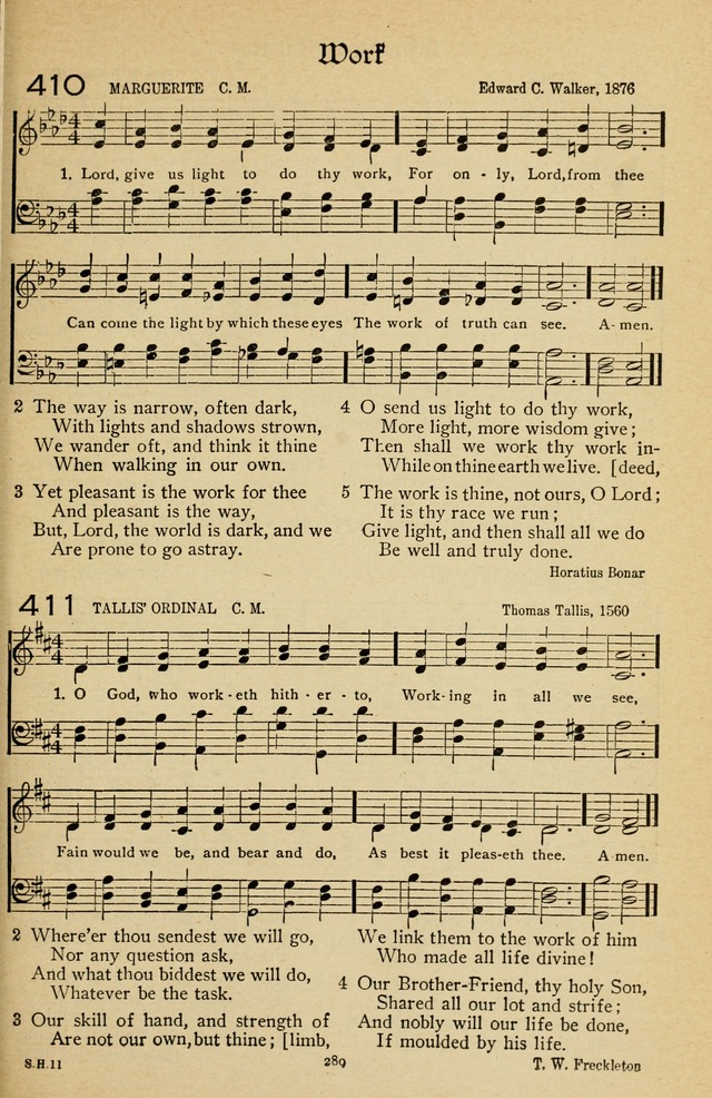 The Sanctuary Hymnal, published by Order of the General Conference of the United Brethren in Christ page 290