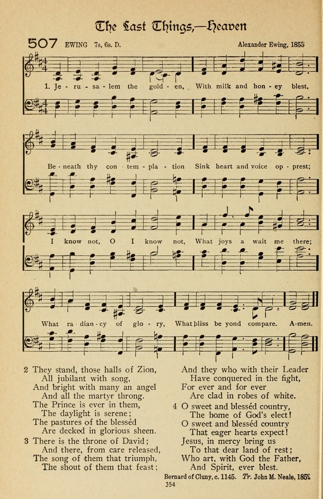 The Sanctuary Hymnal, published by Order of the General Conference of the United Brethren in Christ page 355