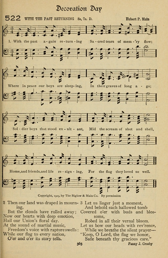 The Sanctuary Hymnal, published by Order of the General Conference of the United Brethren in Christ page 364