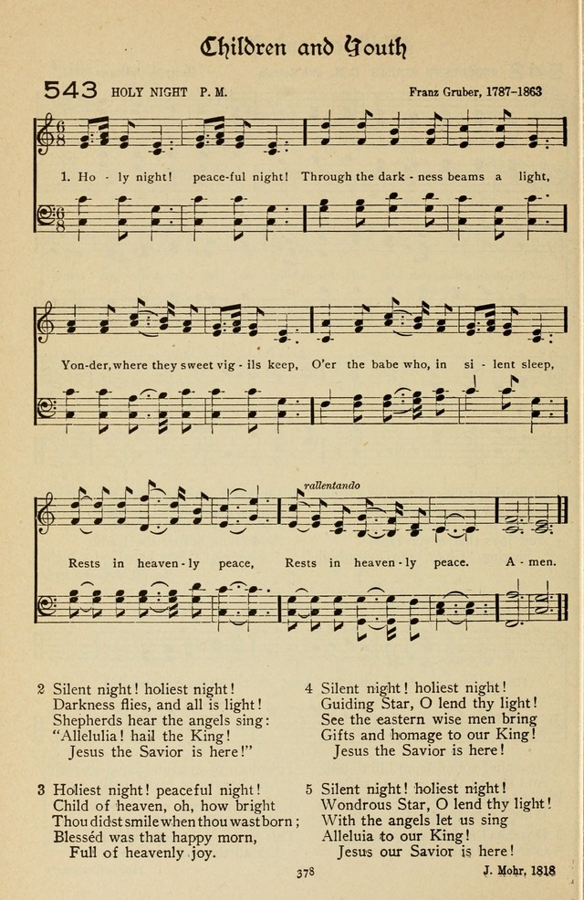 The Sanctuary Hymnal, published by Order of the General Conference of the United Brethren in Christ page 379