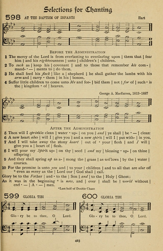 The Sanctuary Hymnal, published by Order of the General Conference of the United Brethren in Christ page 424