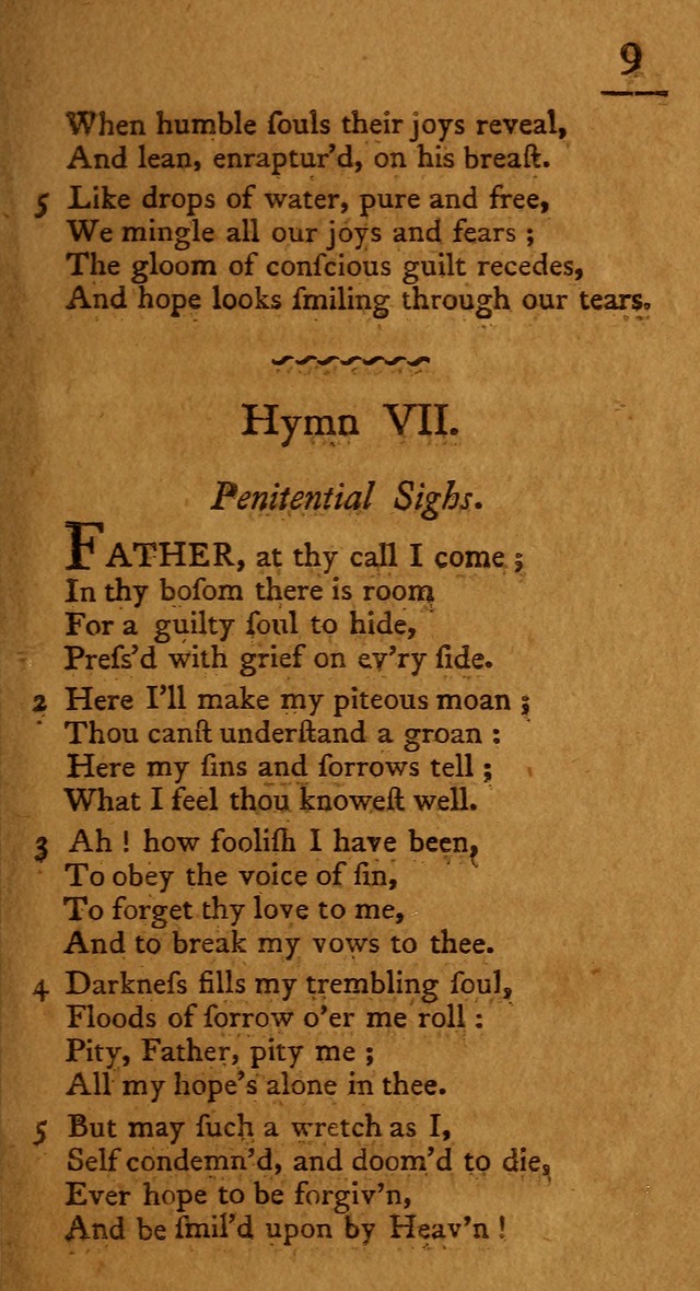 Society hymns, original and selected on evangelical and experimental subjects page 12