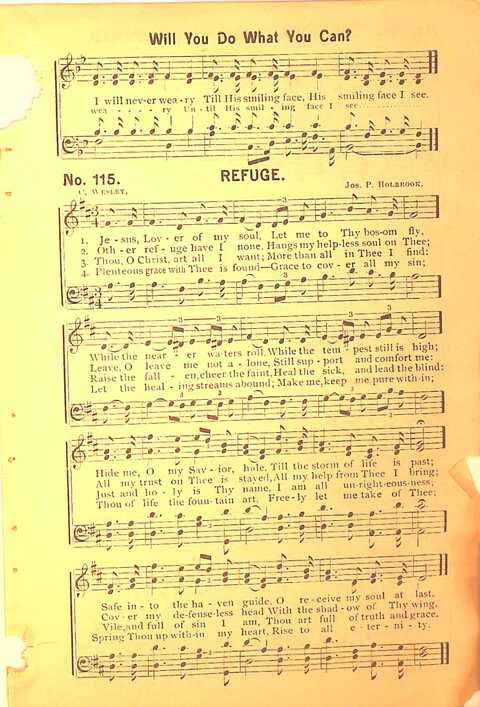 Sing His Praise: for the church, Sunday school and all religious assemblies page 115