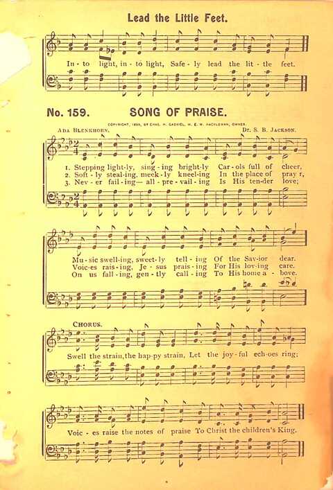 Sing His Praise: for the church, Sunday school and all religious assemblies page 161