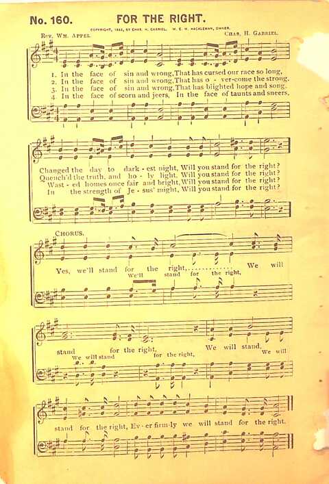 Sing His Praise: for the church, Sunday school and all religious assemblies page 162