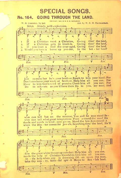 Sing His Praise: for the church, Sunday school and all religious assemblies page 165