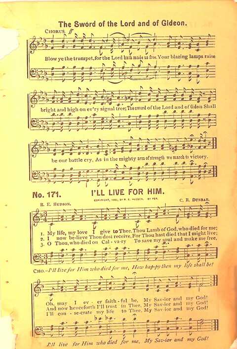 Sing His Praise: for the church, Sunday school and all religious assemblies page 177