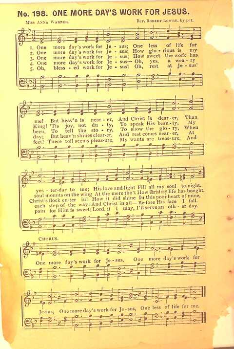 Sing His Praise: for the church, Sunday school and all religious assemblies page 212