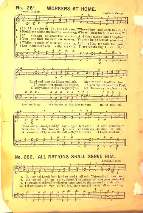 Sing His Praise: for the church, Sunday school and all religious assemblies page 246