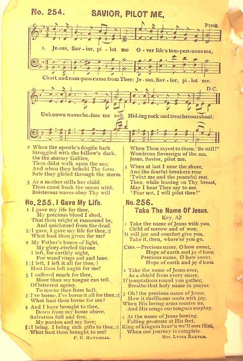 Sing His Praise: for the church, Sunday school and all religious assemblies page 248