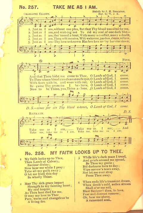 Sing His Praise: for the church, Sunday school and all religious assemblies page 249