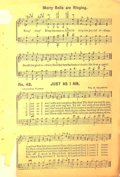 Sing His Praise: for the church, Sunday school and all religious assemblies page 49