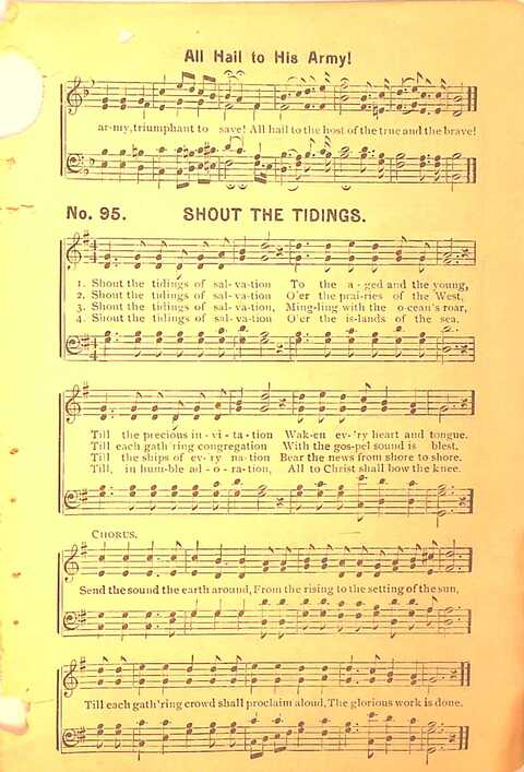 Sing His Praise: for the church, Sunday school and all religious assemblies page 95