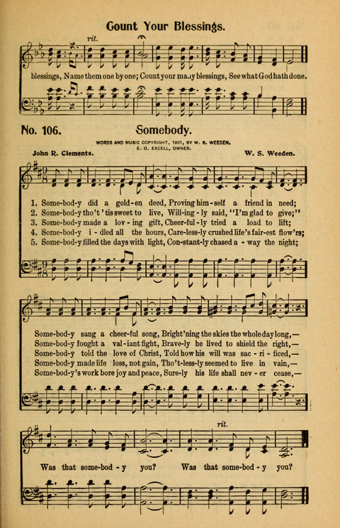 Select Hymns and Psalms: for the Church and Sunday School page 105