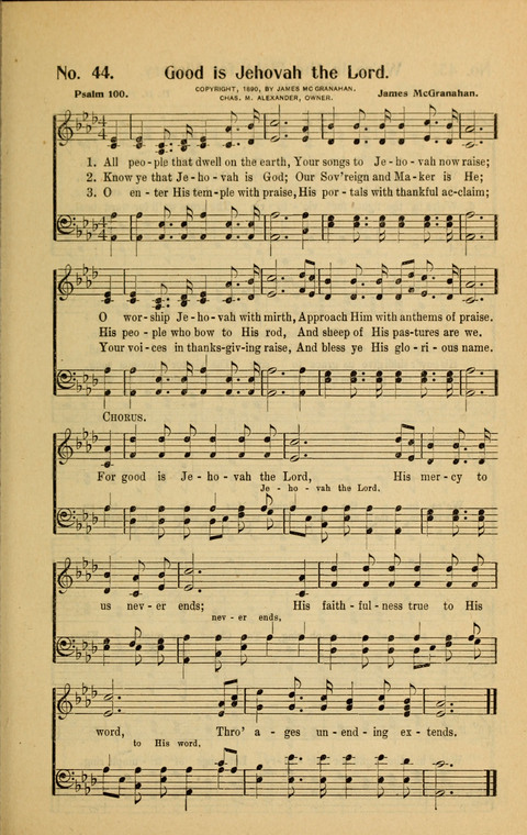 Select Hymns and Psalms: for the Church and Sunday School page 43