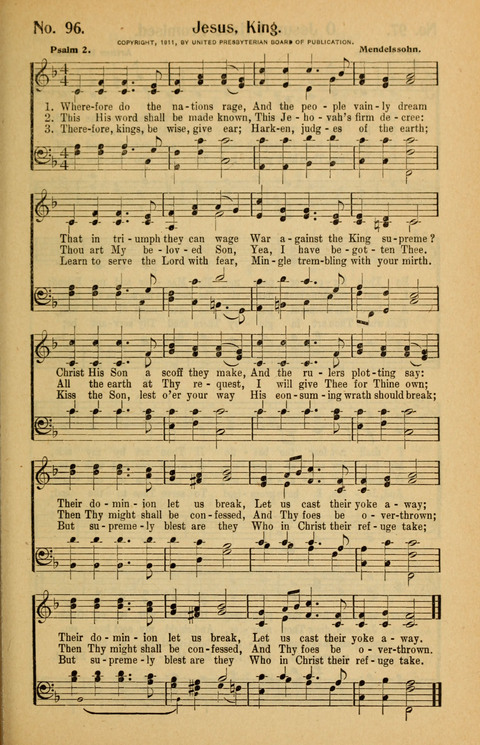 Select Hymns and Psalms: for the Church and Sunday School page 95