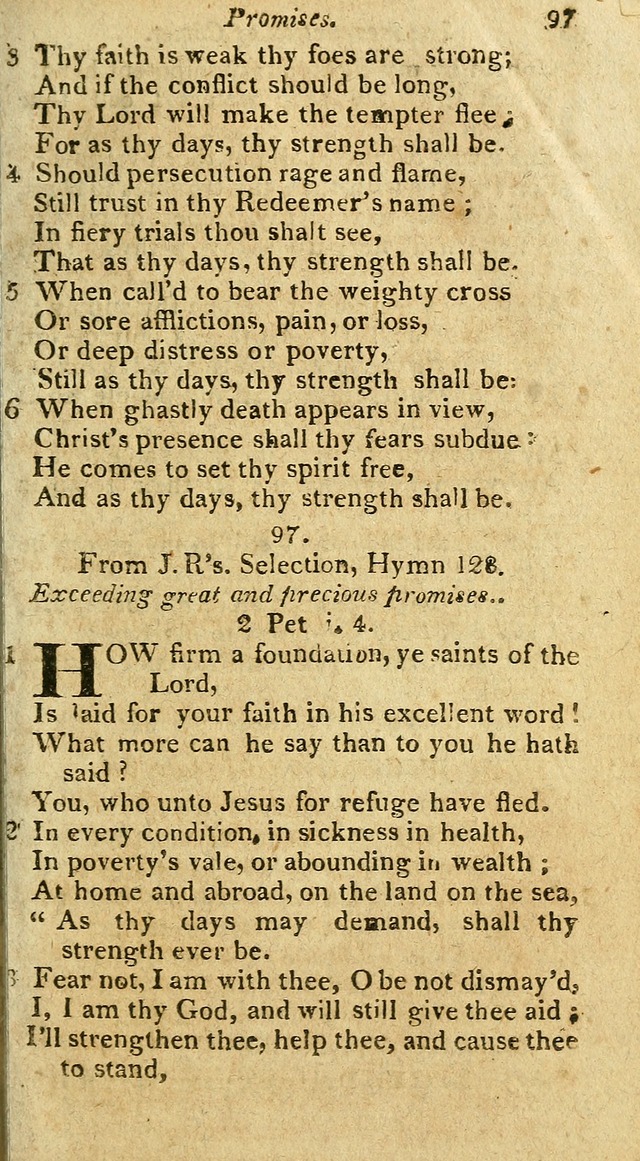 A Selection of Hymns & Psalms: from the most approved authors: principally from Watts & Rippon: together with originals page 103