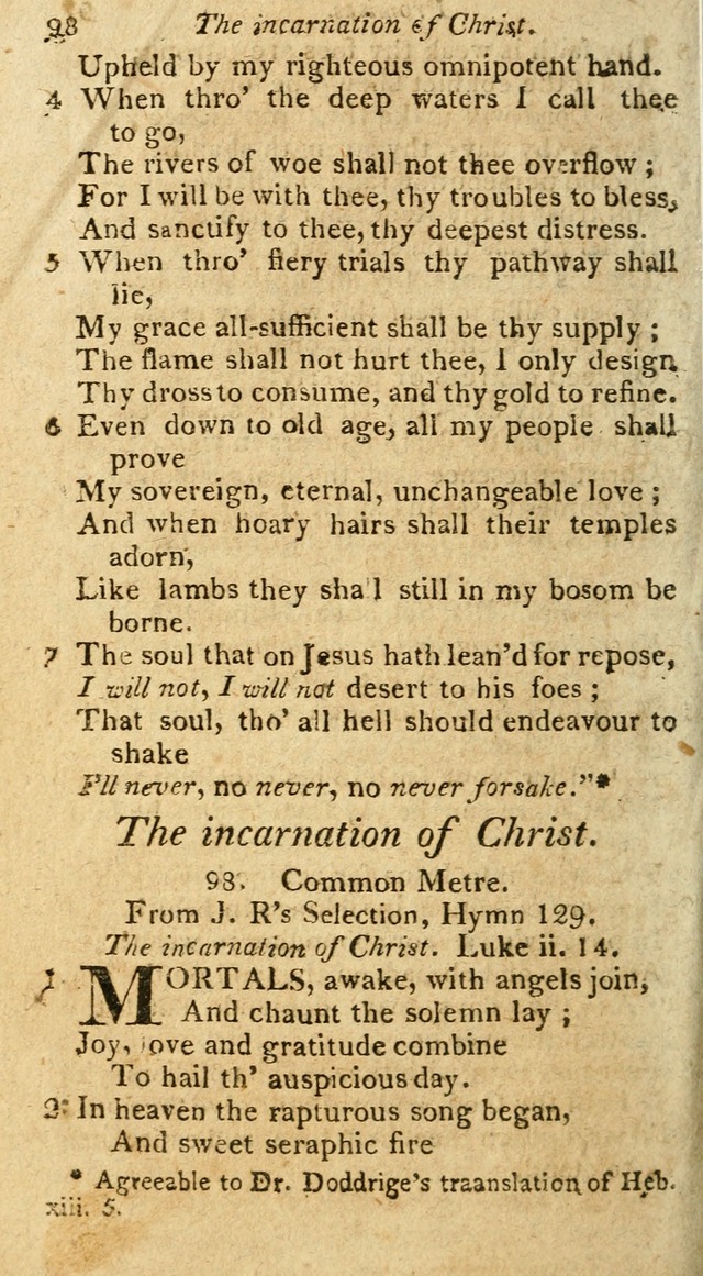 A Selection of Hymns & Psalms: from the most approved authors: principally from Watts & Rippon: together with originals page 104