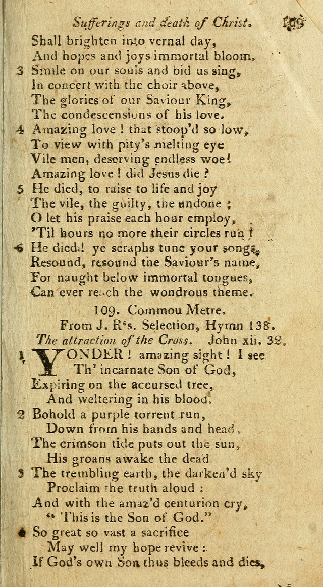 A Selection of Hymns & Psalms: from the most approved authors: principally from Watts & Rippon: together with originals page 113