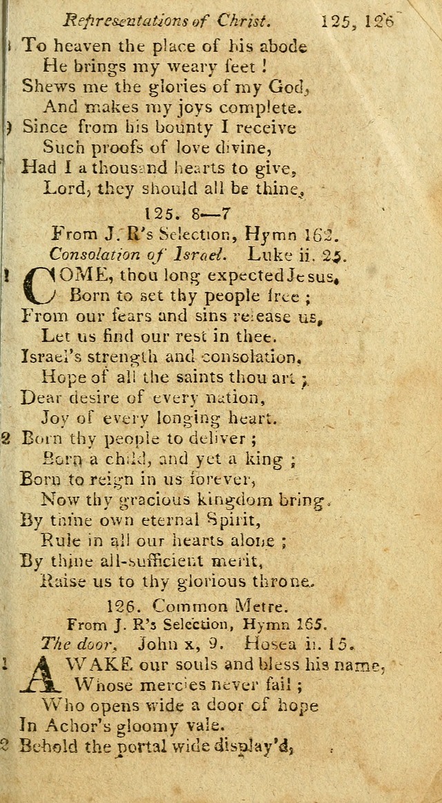 A Selection of Hymns & Psalms: from the most approved authors: principally from Watts & Rippon: together with originals page 127