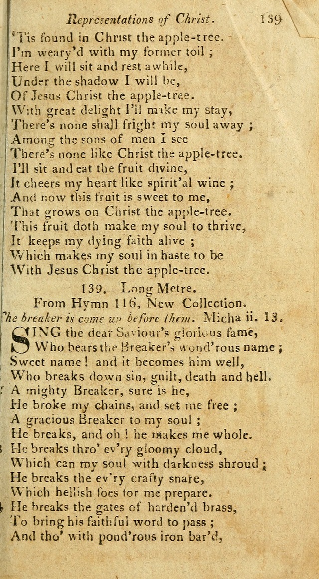 A Selection of Hymns & Psalms: from the most approved authors: principally from Watts & Rippon: together with originals page 137