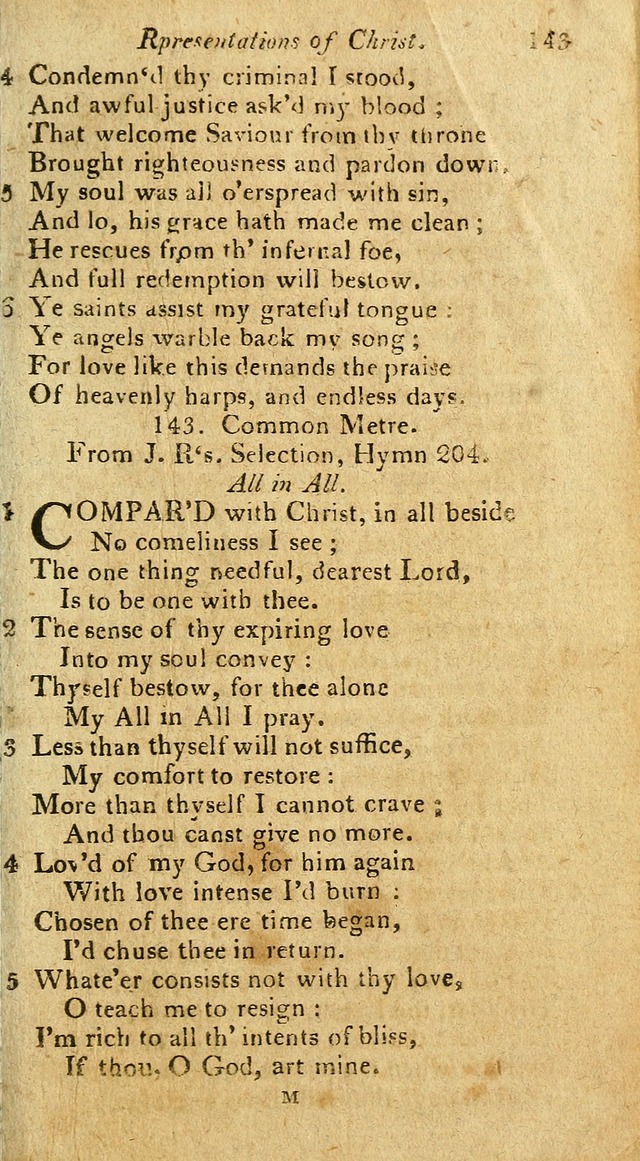 A Selection of Hymns & Psalms: from the most approved authors: principally from Watts & Rippon: together with originals page 141