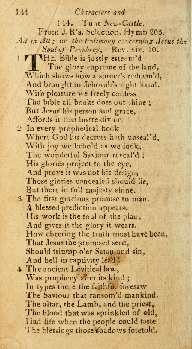 A Selection of Hymns & Psalms: from the most approved authors: principally from Watts & Rippon: together with originals page 142