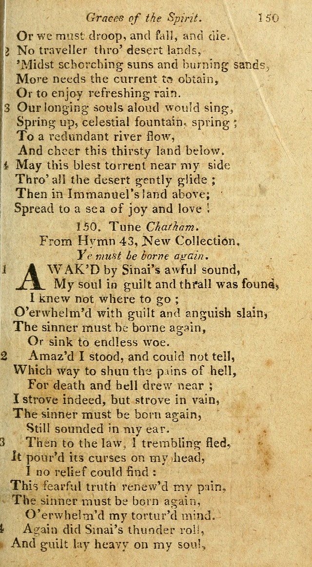 A Selection of Hymns & Psalms: from the most approved authors: principally from Watts & Rippon: together with originals page 149