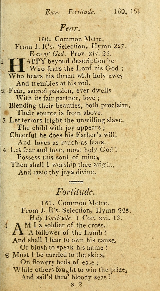 A Selection of Hymns & Psalms: from the most approved authors: principally from Watts & Rippon: together with originals page 157