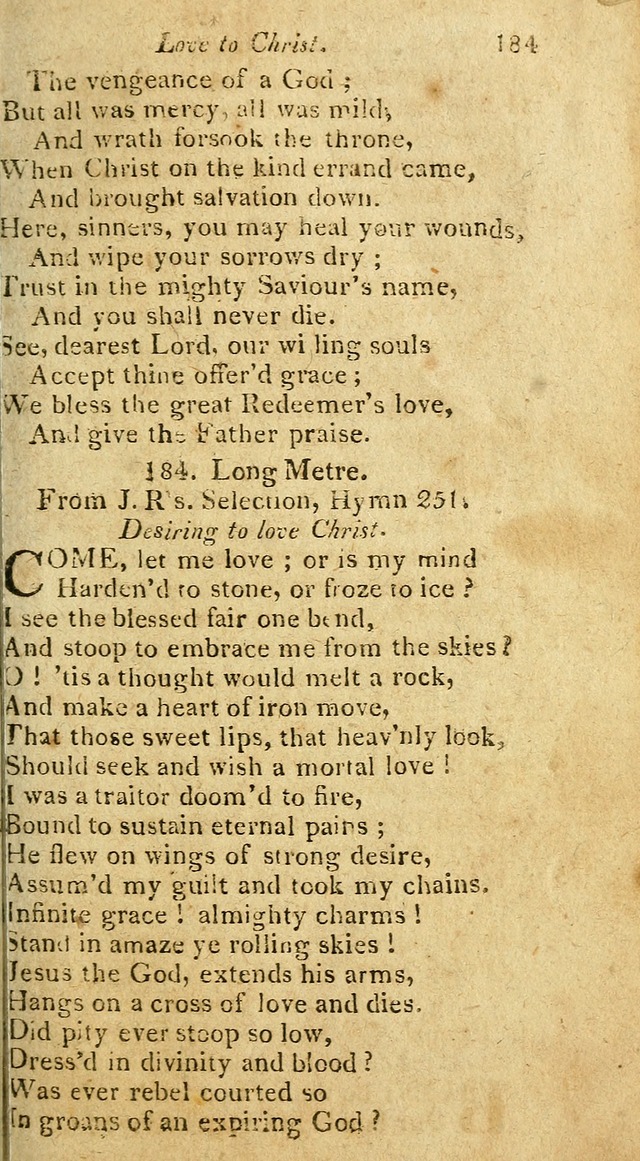 A Selection of Hymns & Psalms: from the most approved authors: principally from Watts & Rippon: together with originals page 175