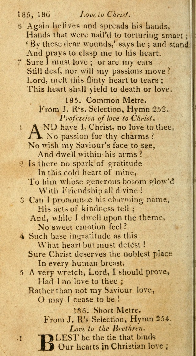 A Selection of Hymns & Psalms: from the most approved authors: principally from Watts & Rippon: together with originals page 176