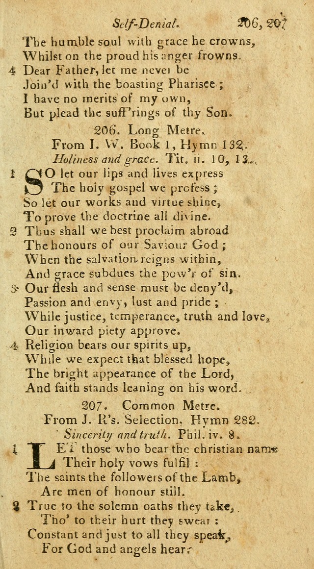 A Selection of Hymns & Psalms: from the most approved authors: principally from Watts & Rippon: together with originals page 191