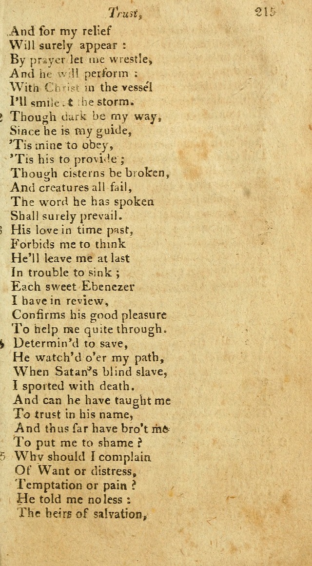 A Selection of Hymns & Psalms: from the most approved authors: principally from Watts & Rippon: together with originals page 199