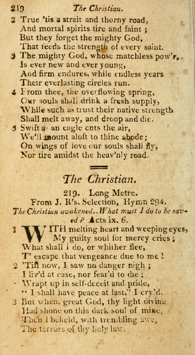 A Selection of Hymns & Psalms: from the most approved authors: principally from Watts & Rippon: together with originals page 202