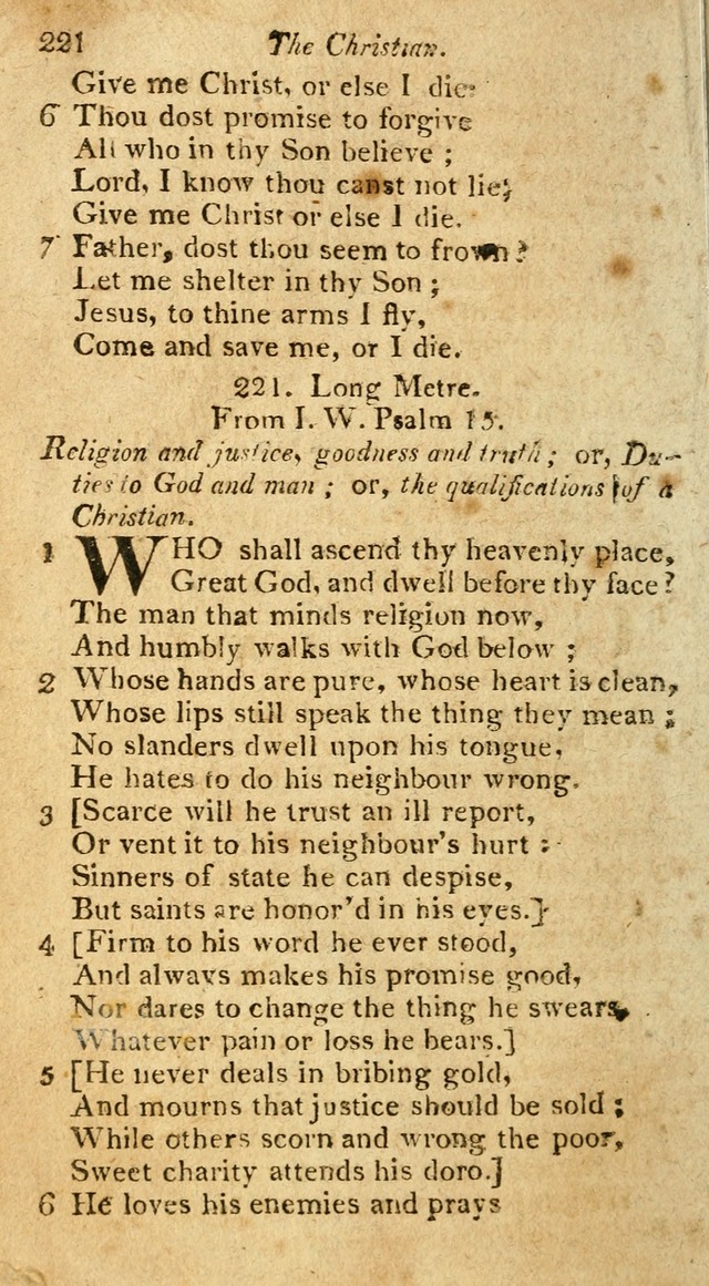 A Selection of Hymns & Psalms: from the most approved authors: principally from Watts & Rippon: together with originals page 204