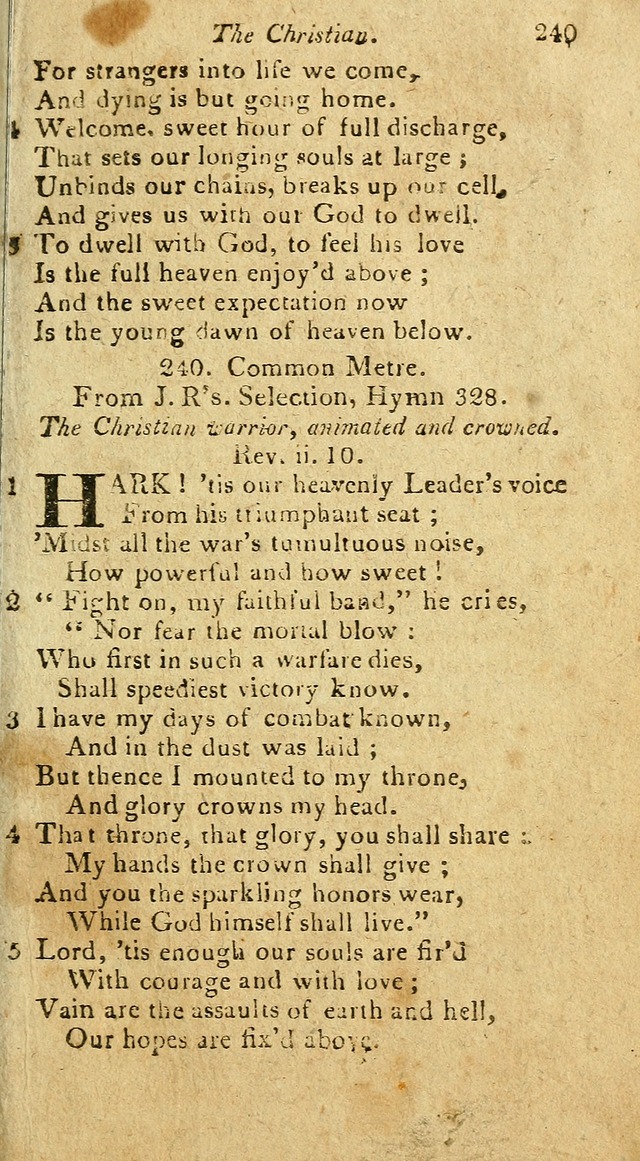 A Selection of Hymns & Psalms: from the most approved authors: principally from Watts & Rippon: together with originals page 223