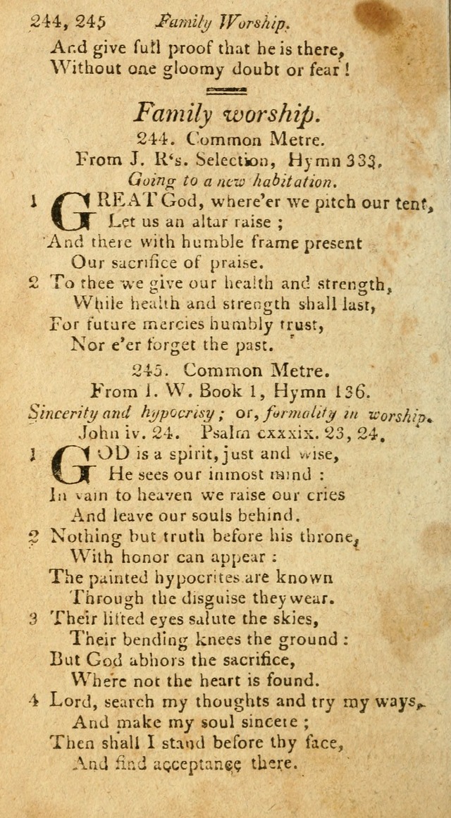 A Selection of Hymns & Psalms: from the most approved authors: principally from Watts & Rippon: together with originals page 226