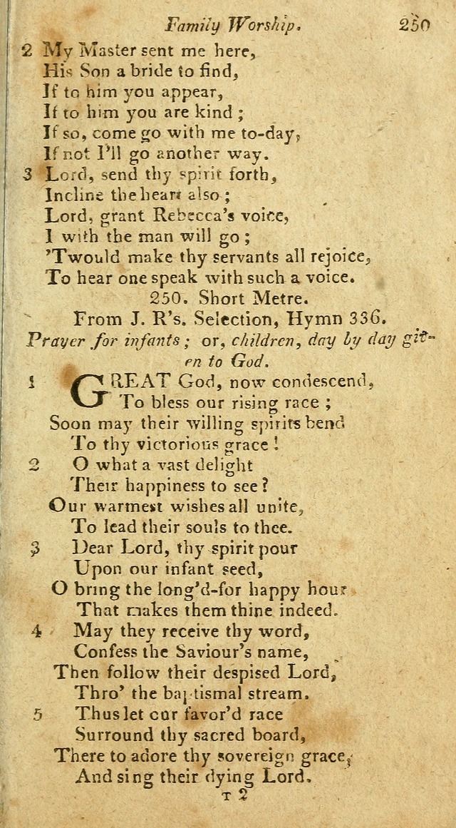 A Selection of Hymns & Psalms: from the most approved authors: principally from Watts & Rippon: together with originals page 229