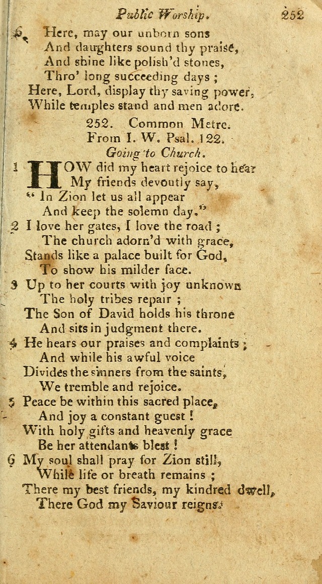 A Selection of Hymns & Psalms: from the most approved authors: principally from Watts & Rippon: together with originals page 231