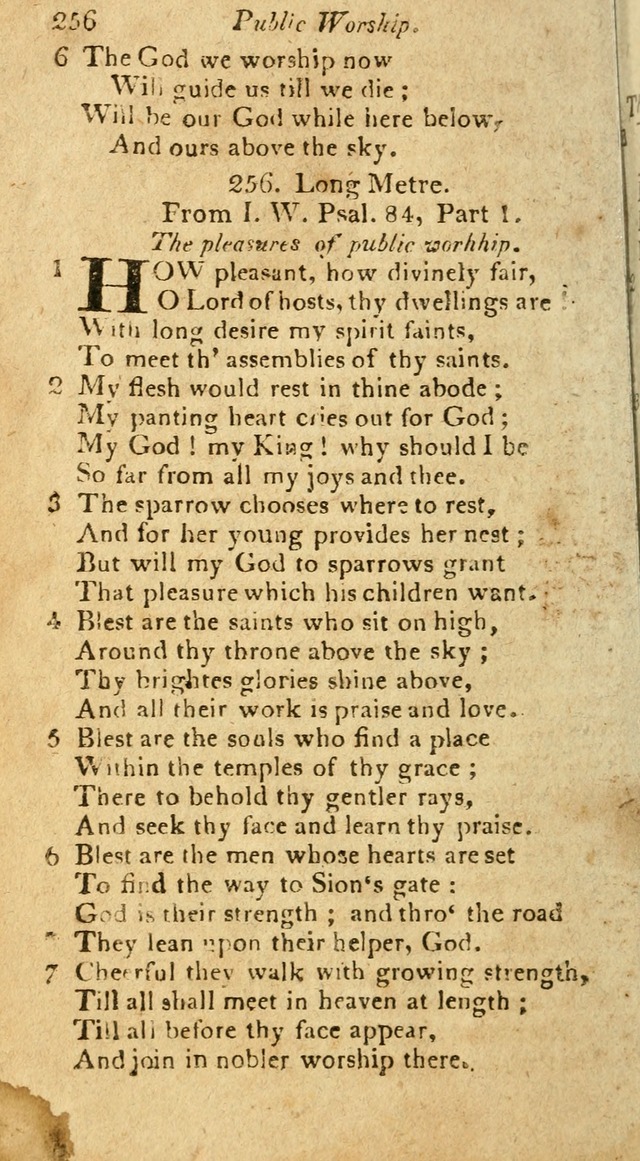 A Selection of Hymns & Psalms: from the most approved authors: principally from Watts & Rippon: together with originals page 234