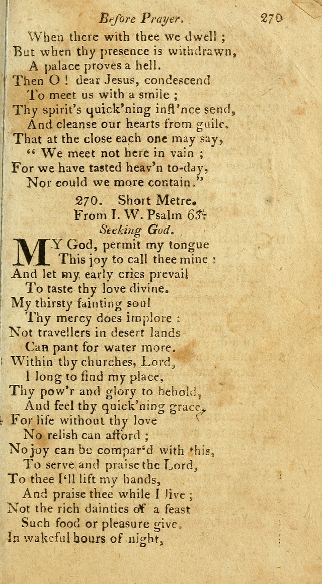 A Selection of Hymns & Psalms: from the most approved authors: principally from Watts & Rippon: together with originals page 245