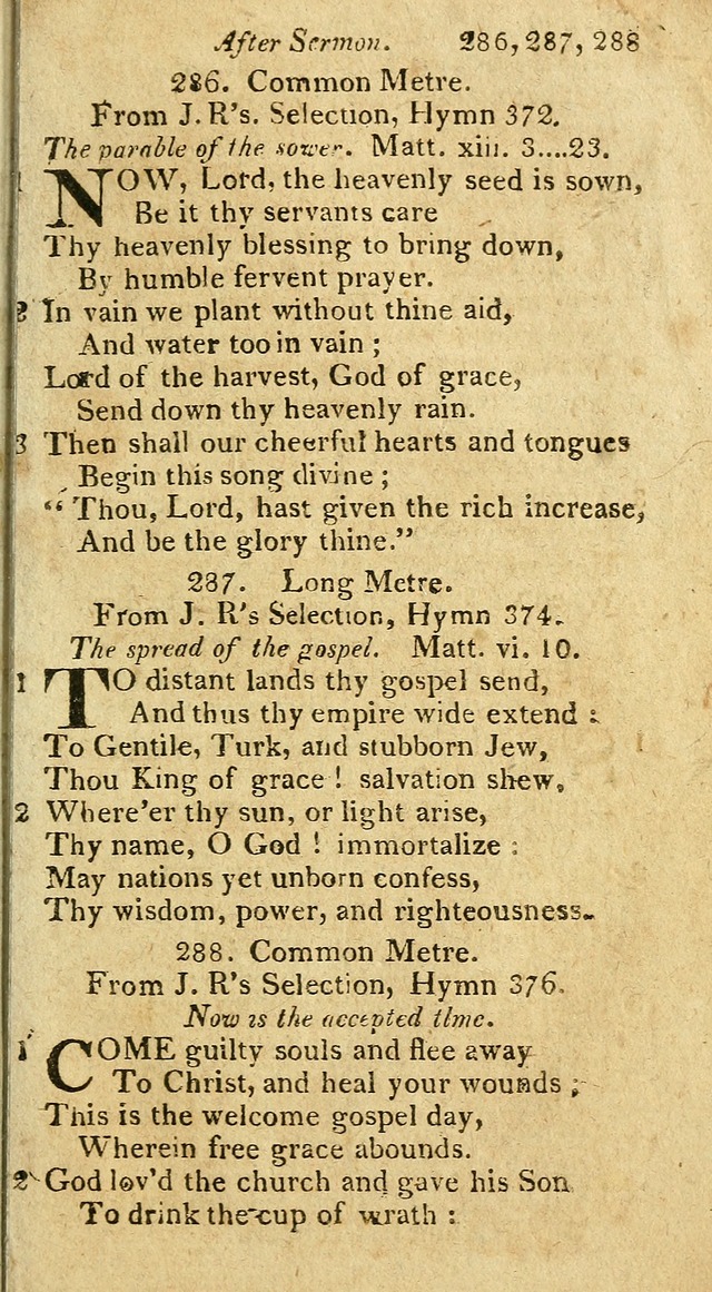 A Selection of Hymns & Psalms: from the most approved authors: principally from Watts & Rippon: together with originals page 257