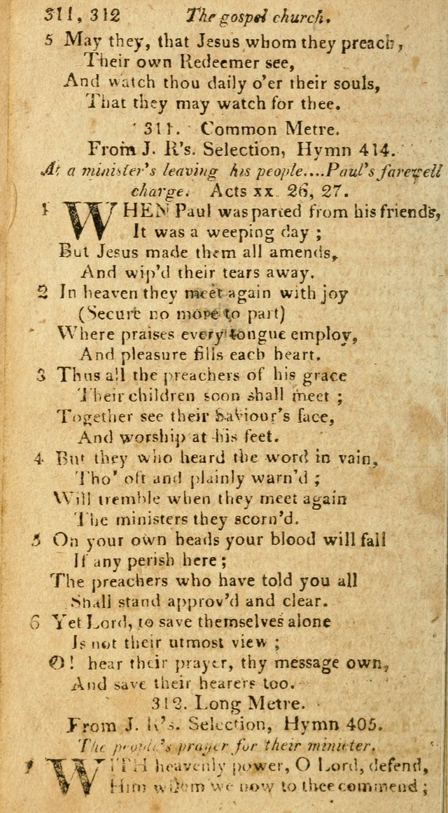 A Selection of Hymns & Psalms: from the most approved authors: principally from Watts & Rippon: together with originals page 274