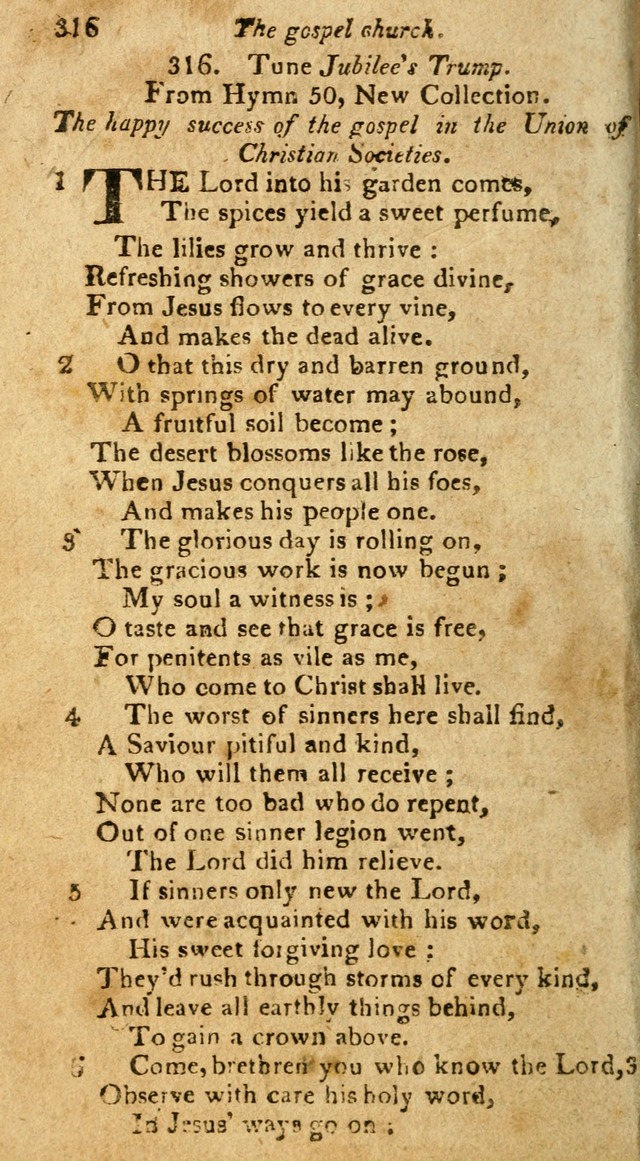 A Selection of Hymns & Psalms: from the most approved authors: principally from Watts & Rippon: together with originals page 278