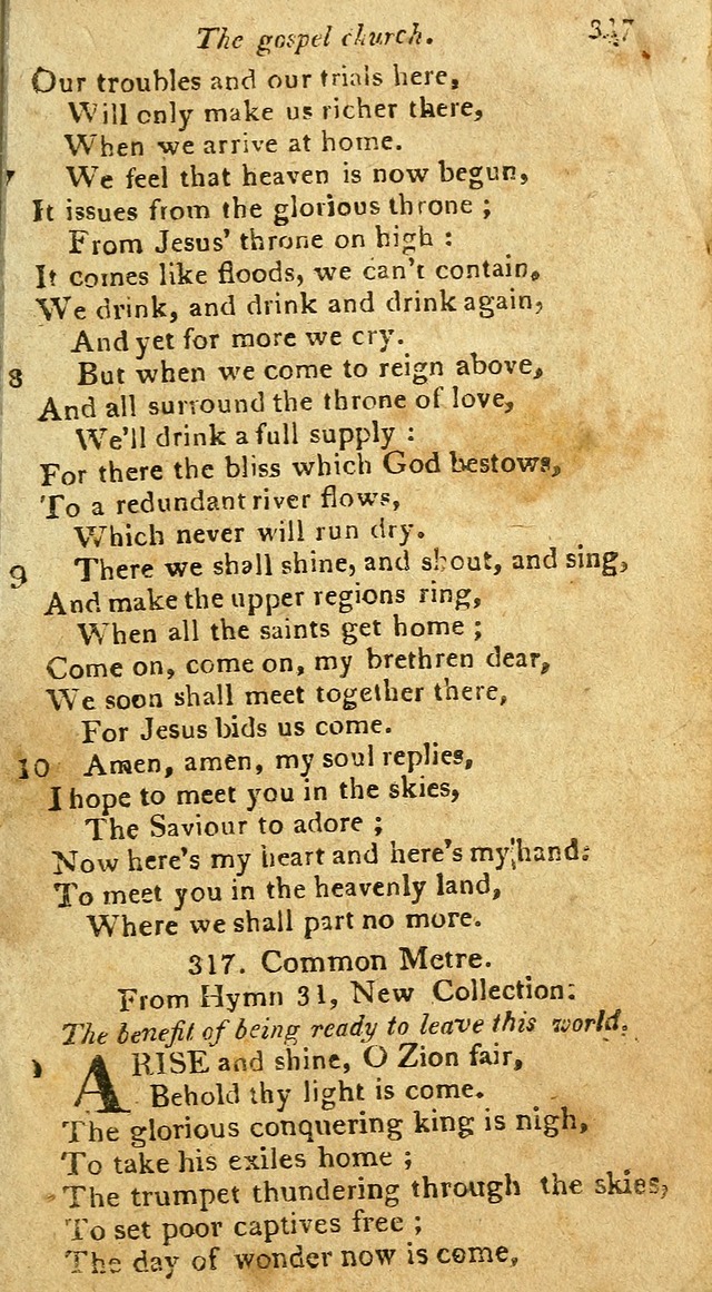 A Selection of Hymns & Psalms: from the most approved authors: principally from Watts & Rippon: together with originals page 279