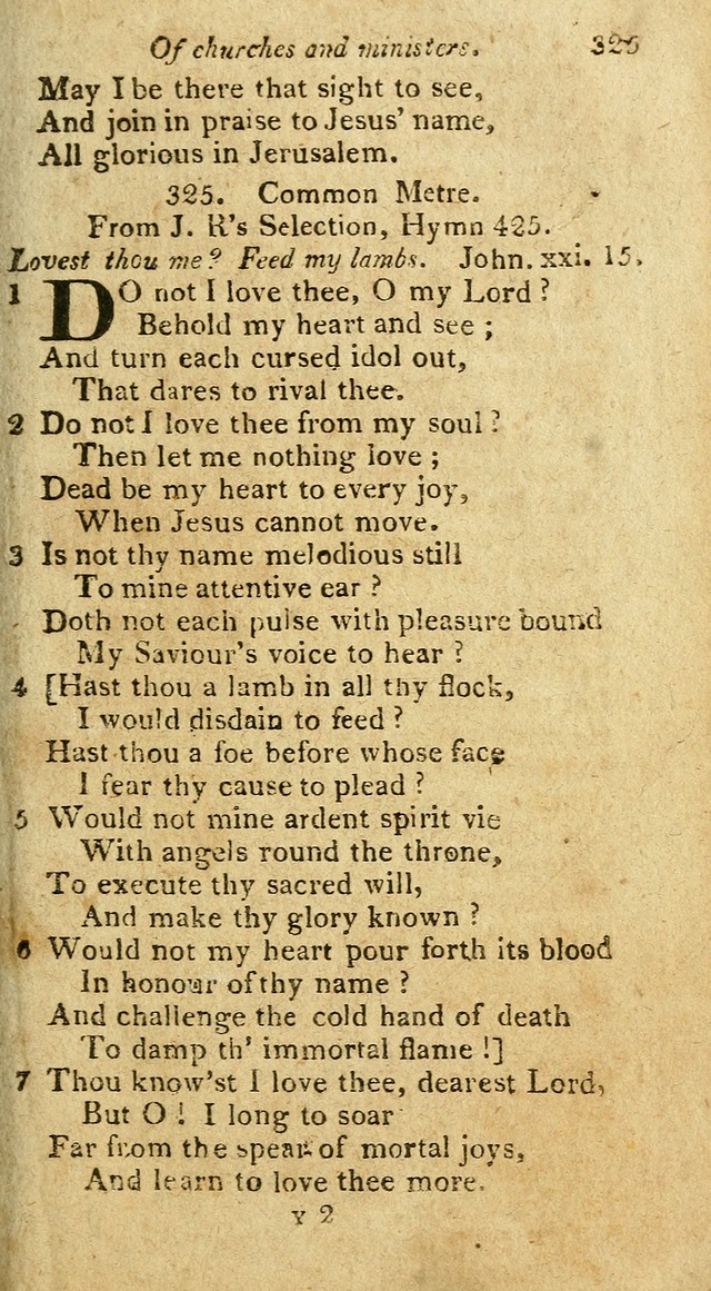 A Selection of Hymns & Psalms: from the most approved authors: principally from Watts & Rippon: together with originals page 289