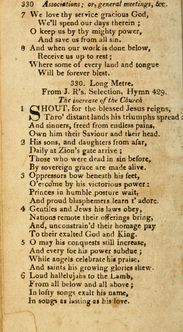 A Selection of Hymns & Psalms: from the most approved authors: principally from Watts & Rippon: together with originals page 294