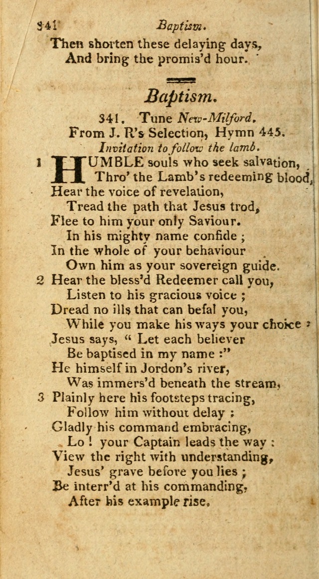 A Selection of Hymns & Psalms: from the most approved authors: principally from Watts & Rippon: together with originals page 302