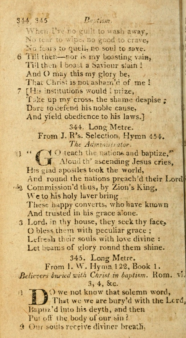 A Selection of Hymns & Psalms: from the most approved authors: principally from Watts & Rippon: together with originals page 304