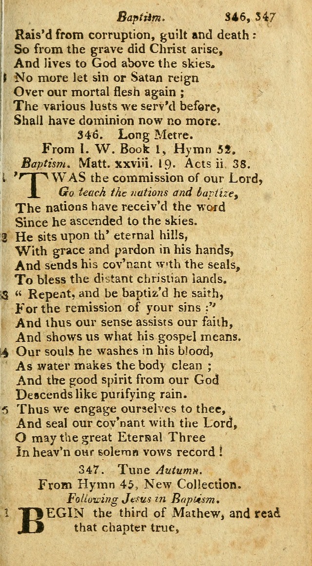 A Selection of Hymns & Psalms: from the most approved authors: principally from Watts & Rippon: together with originals page 305